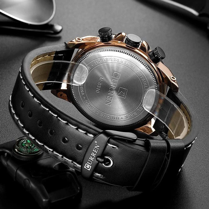 Curren 8310 Grey Rose Gold / Black
