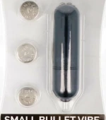 Glossy Small Bullet Vibe 5.8cm Black