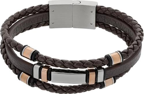 Visetti Ανδρικό Βραχιόλι από Δέρμα