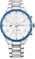 Curren 8276 Silver / White