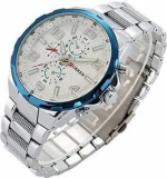 Curren 8276 Silver / White