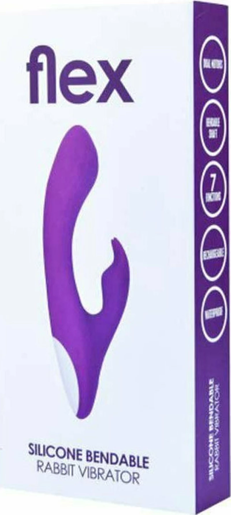FLEX Silicone Bendable Rabbit Vibrator 20cm by Loving Joy