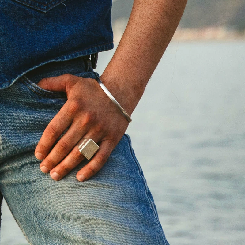 Βραχιόλι από επιπλατινωμένο ασήμι 925°