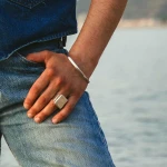 Βραχιόλι από επιπλατινωμένο ασήμι 925°