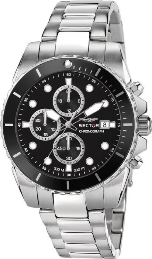 SECTOR 450 Chronograph Silver Stainless Steel Bracelet