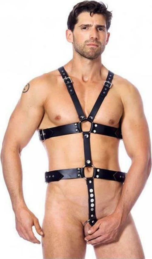 Rimba Body Harness with Cockring