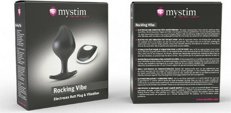 Mystim Rocking Vibe S Black 9.70cm