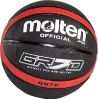 Molten Rubber Cover Ball No. 7 Bgr7D-Rbk Black/Red