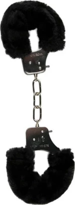 Easytoys Furry Handcuffs Black