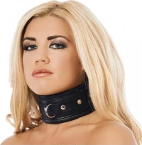 Rimba Padded Collar Leather Black M/L