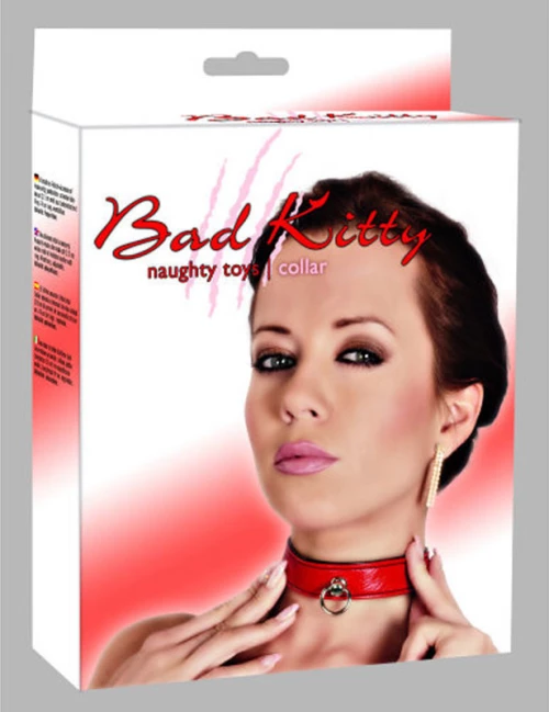 You2Toys Bad Kitty Bondage Collar Red
