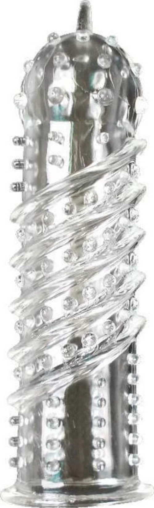 Linx Kinx Minx Clear Textured Orgasma Penis Sleeve