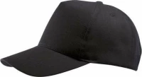 Sol's Buzz 88119 100% βαμβακερό Πεντάφυλλο καπέλο BLACK-312
