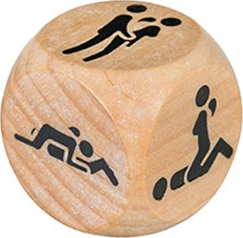ADRIEN LASTIC DICE POSTURES WOOD