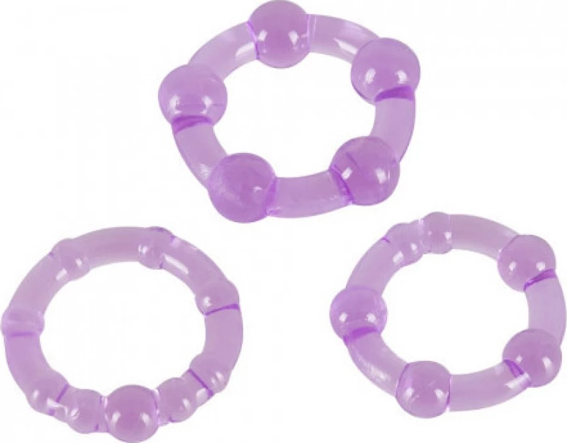 You2Toys Get Hard Cockrings Set Purple