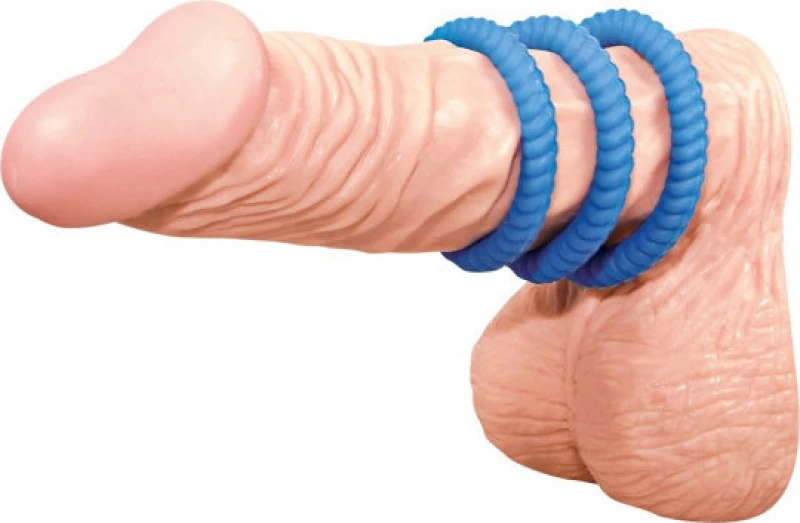 You2Toys Lust 3 Cockrings Set Blue