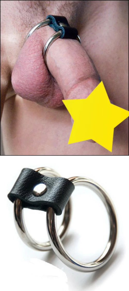 BDSM Διπλό δακτυλίδι πέους
