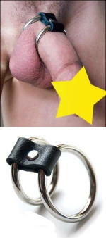 BDSM Διπλό δακτυλίδι πέους