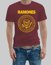 Ramones t-shirt - BURGUNDY