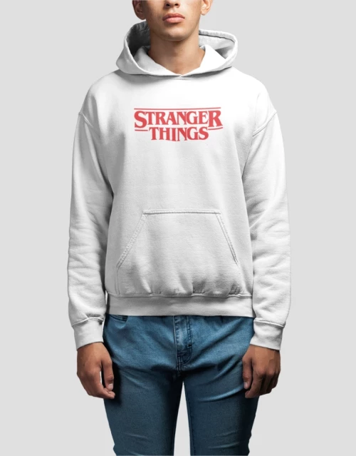 Stranger Things Hoodie - WHITE
