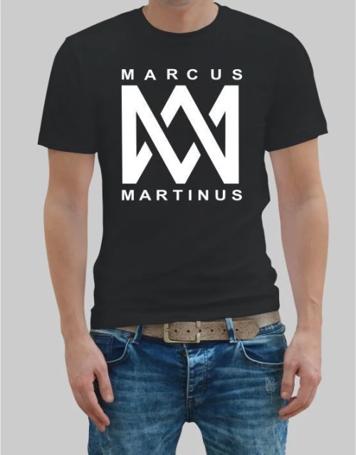 MARCUS & MARTINUS T-shirt - BLACK