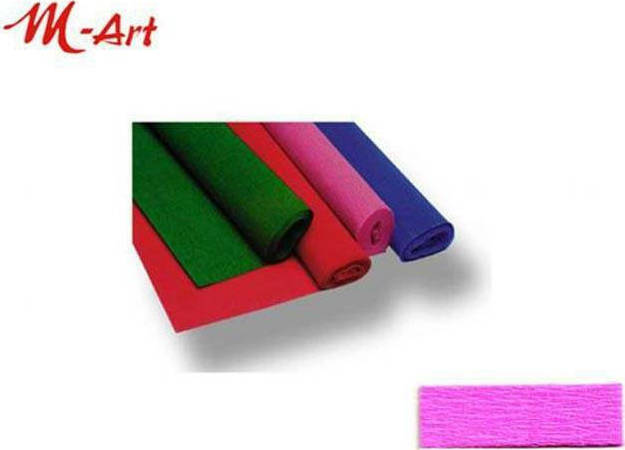 M-art Χαρτί Γκοφρέ Ροζ Σκούρο 50x200cm