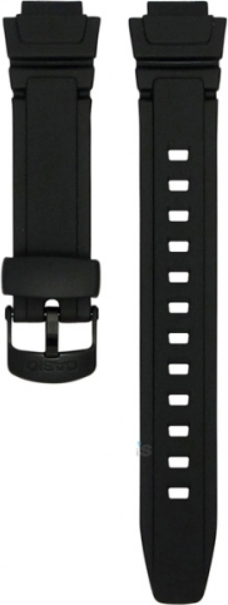 Casio Καουτσούκ/Πλαστικό Λουράκι Μαύρο 14mm