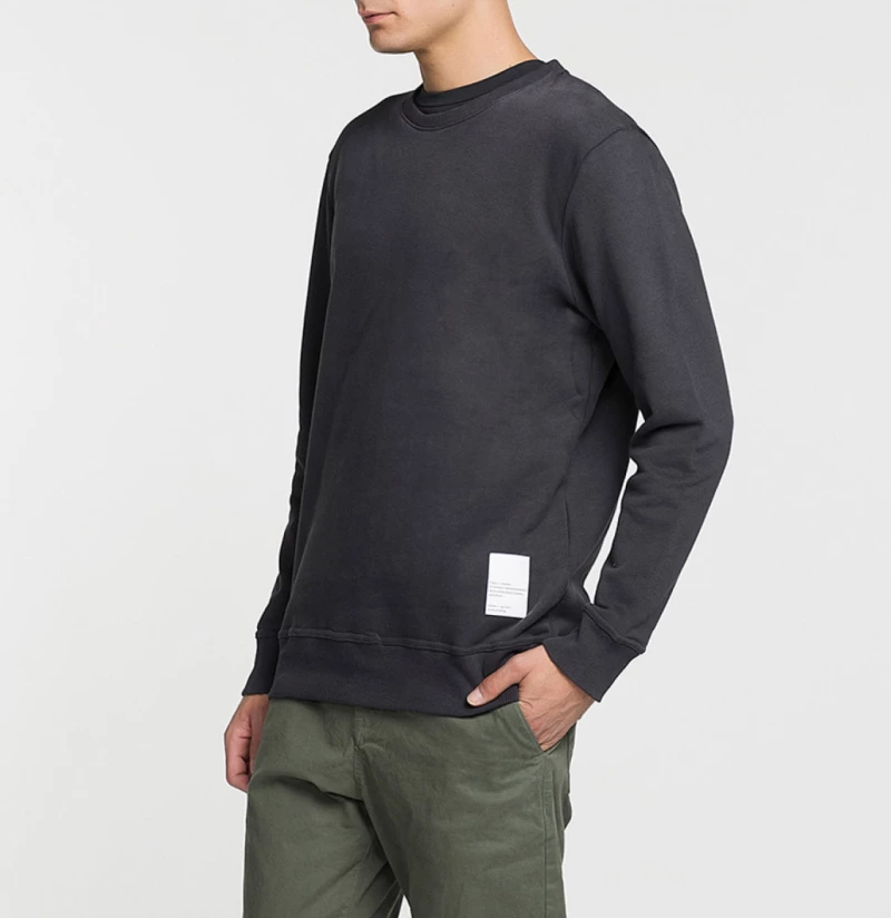 Logomania Crew Neck Sweatshirt Charcoal Grey