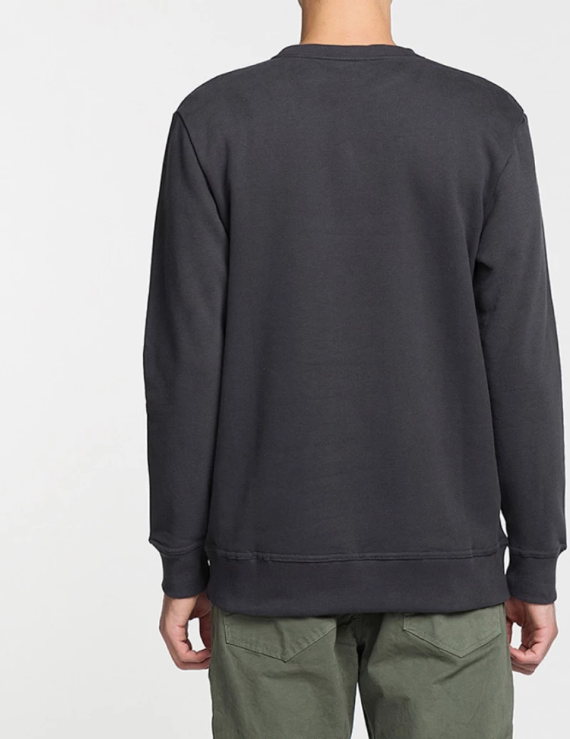 Logomania Crew Neck Sweatshirt Charcoal Grey