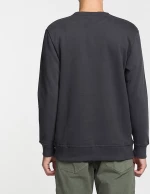 Logomania Crew Neck Sweatshirt Charcoal Grey