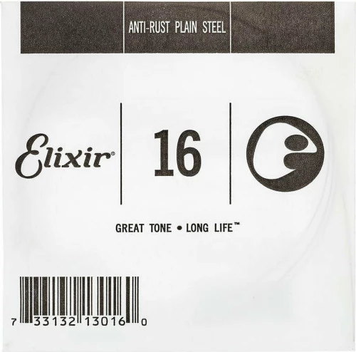 Elixir Anti-Rust Plain Steel - .016