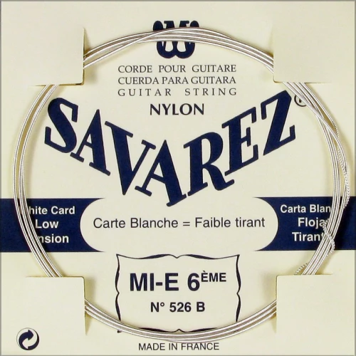 Savarez 526B E6 White - Low Tension