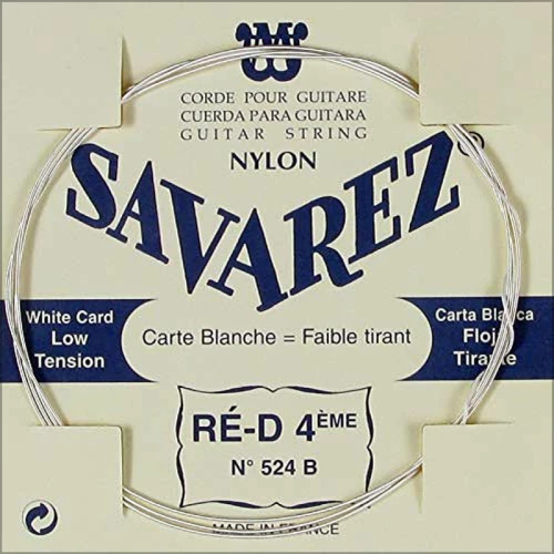 Savarez 524B D White - Low Tension