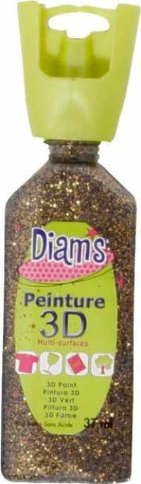Diam's 3D Περίγραμμα Glitter Nougatine 37ml