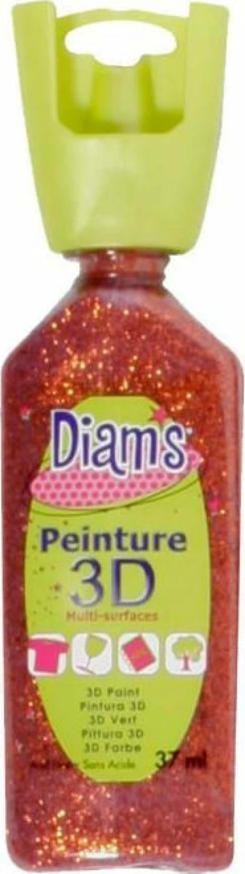 Diam's 3D Περίγραμμα Glitter Copper 37ml
