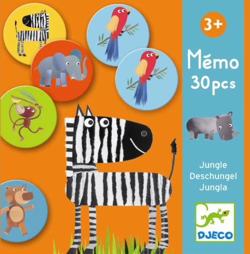 Djeco Memo Ζώα της Ζούγκλας