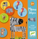 Djeco Memo Ζώα της Ζούγκλας
