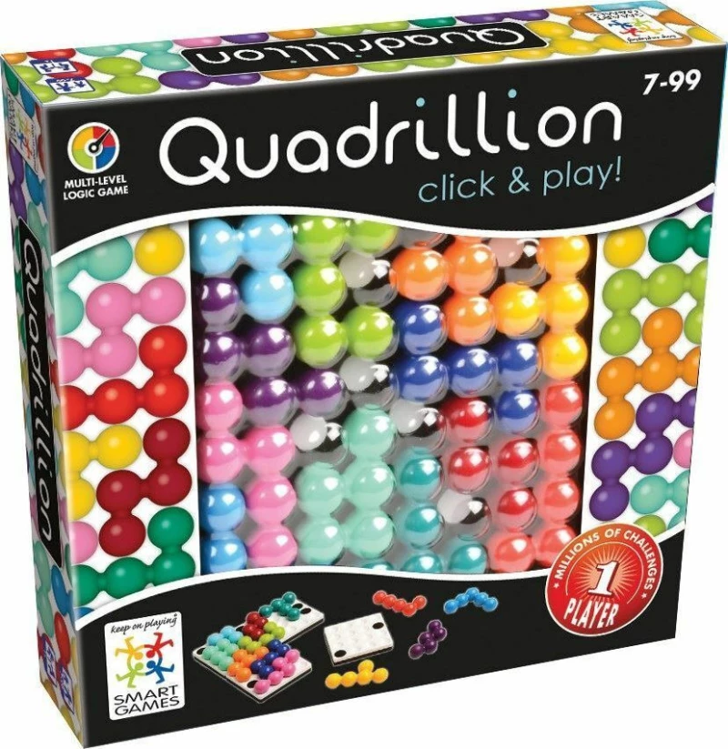 Smartgames επιτραπέζιο Quadrillion (80 challenges)