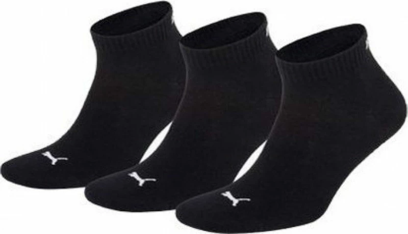 Puma 3-Pack Unisex Κοντές Κάλτσες 271080001-200 black
