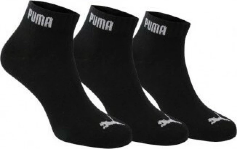 Puma 3-Pack Unisex Κοντές Κάλτσες 271080001-200 black