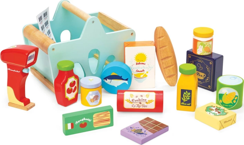 Le Toy Van Scanner & Καλάθι Ψώνια