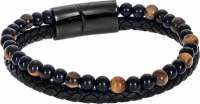 Βραχιόλι Senza Men'S Steel Leather Strap - Ssd4249 Ssd4249