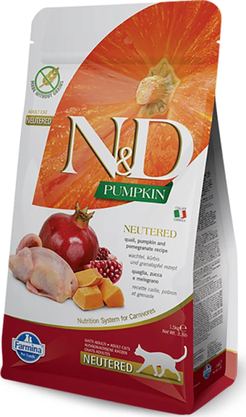 N&D Quail & Pomegranate Neutered 5kg