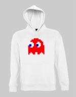 Pac man ghost hoodie - GREY MELANGE