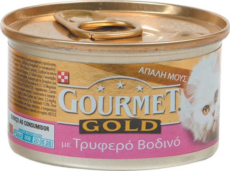 Purina Gourmet Gold Βοδινό Mousse 85gr