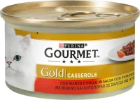 Purina Gourmet Double Pleasure Κοτόπουλο / Βοδινό 85gr 24τμχ
