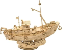 3D κατασκευή Robotime Fishing Ship 104τμχ