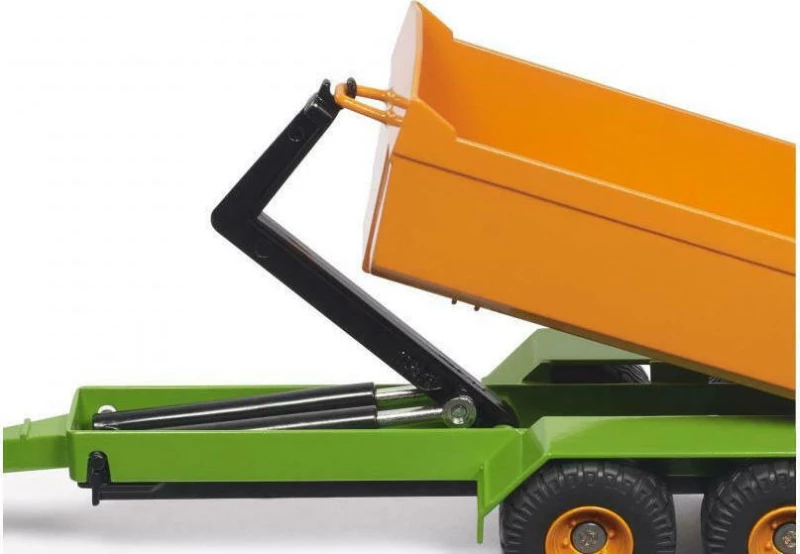 Fendt 933 tractor with tipper 12.8 cm steel green (1989)