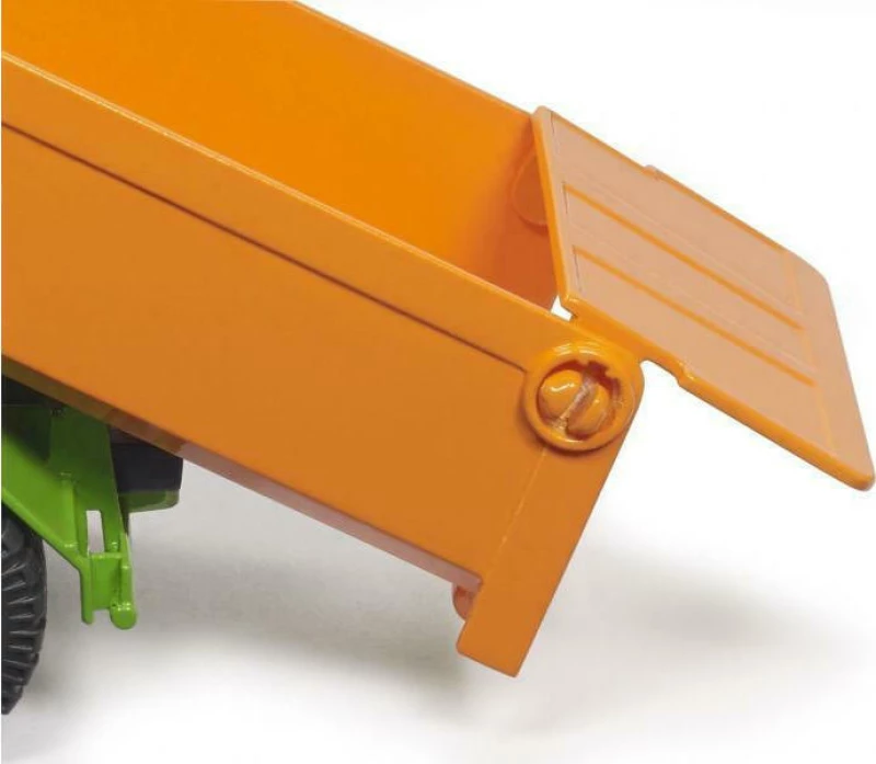 Fendt 933 tractor with tipper 12.8 cm steel green (1989)