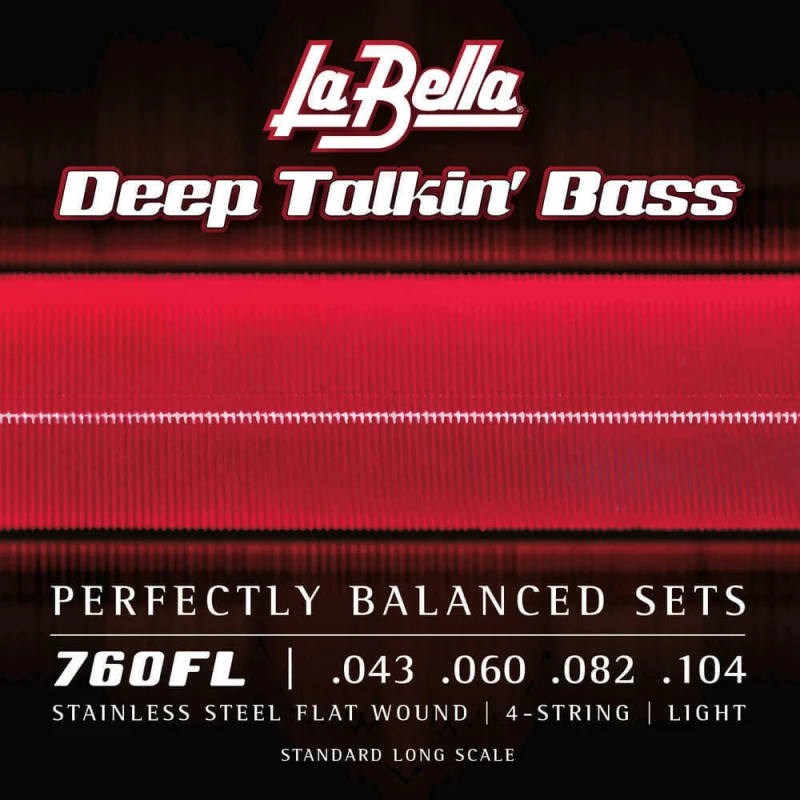 La Bella Light Deep Talkin' Bass Flats 45-105